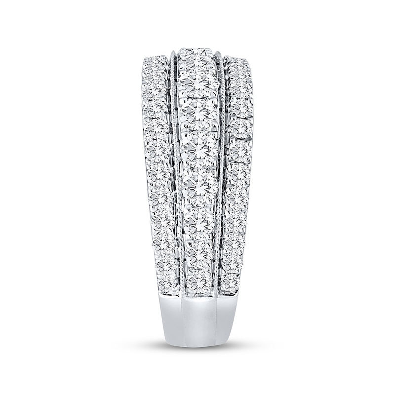 Main Image 3 of Previously Owned THE LEO Diamond Ring 1-1/5 ct tw Round-cut 14K White Gold