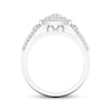 Thumbnail Image 3 of Previously Owned Diamond Engagement Ring 3/8 ct tw Round-cut 10K White Gold Size 7