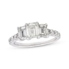 Thumbnail Image 0 of Previously Owned Neil Lane Emerald-Cut Diamond Three-Stone Engagement Ring 1-7/8 ct tw 14K White Gold Size 5.5