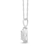 Thumbnail Image 2 of Previously Owned Diamond Necklace 1/4 ct tw Round-cut 10K White Gold