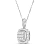 Thumbnail Image 3 of Previously Owned Diamond Necklace 1/4 ct tw Round-cut 10K White Gold