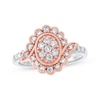 Thumbnail Image 1 of Previously Owned Diamond Ring 1/2 ct tw 10K Rose Gold & Sterling Silver