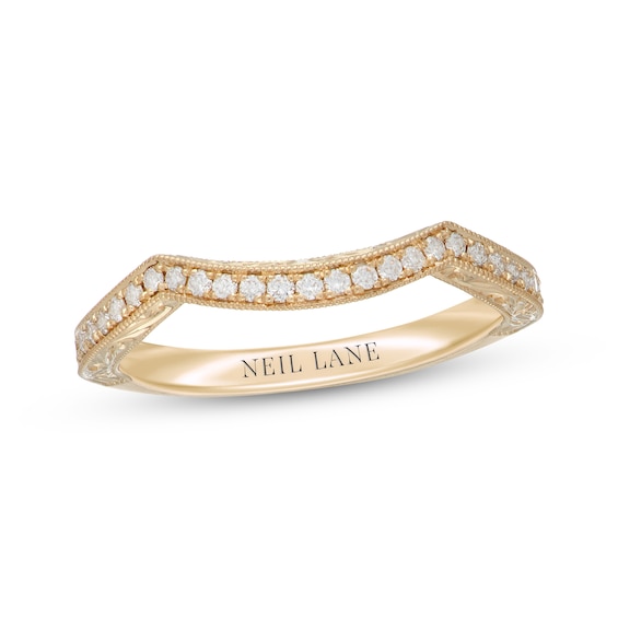 Previously Owned Neil Lane Wedding Band 1/5 ct tw Round-Cut 14K Yellow Gold