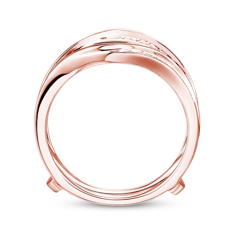 Main Image 3 of Previously Owned Diamond Enhancer Ring 1/5 ct tw Round-cut 14K Rose Gold