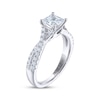 Thumbnail Image 2 of Previously Owned THE LEO Diamond Engagement Ring 1-1/4 ct tw Princess & Round-cut 14K White Gold