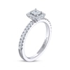 Thumbnail Image 2 of Previously Owned THE LEO Diamond Engagement Ring 1/2 ct tw Princess & Round-cut 14K White Gold