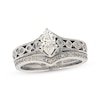 Thumbnail Image 1 of Previously Owned Neil Lane Marquise-Cut Diamond Bridal Set 1 ct tw 14K White Gold Size 8