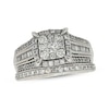 Thumbnail Image 1 of Previously Owned Round-Cut Diamond Bridal Set 1-3/8 ct tw 14K White Gold Size 8.25