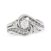 Thumbnail Image 1 of Previously Owned Round-Cut Diamond Bridal Set 1 ct tw 14K White Gold Size 6.5