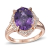 Thumbnail Image 1 of Previously Owned Le Vian Amethyst Ring 1/5 ct tw Diamonds 14K Strawberry Gold