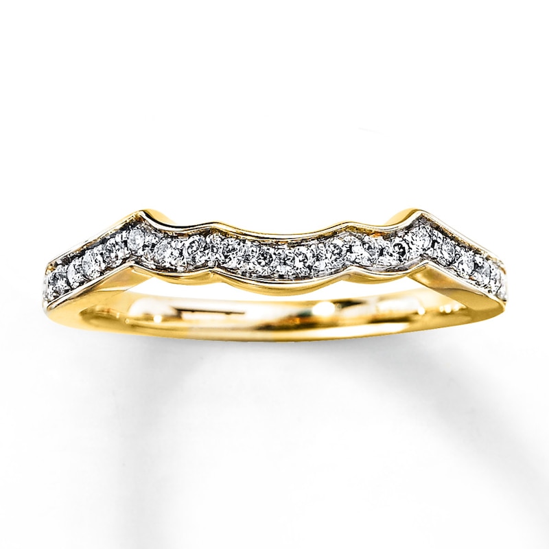 Previously Owned Diamond Wedding Band 1/5 ct tw Round-cut 14K Yellow Gold