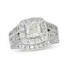 Thumbnail Image 1 of Previously Owned Neil Lane Cushion-Cut Diamond Bridal Set 2-1/2 ct tw 14K White Gold Size 5.75