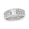 Thumbnail Image 1 of Previously Owned Princess-Cut Diamond Bridal Set 2 ct tw 14K White Gold Size 6.25