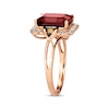 Thumbnail Image 3 of Previously Owned Le Vian Creme Brulee Garnet Ring 1/2 ct tw Diamonds 14K Strawberry Gold