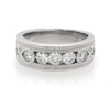 Thumbnail Image 1 of Previously Owned Every Moment Men's Diamond Wedding Band 1 ct tw 14K White Gold