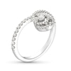 Thumbnail Image 1 of Previously Owned Love Entwined Diamond Ring 1/3 ct tw Round-cut 10K White Gold