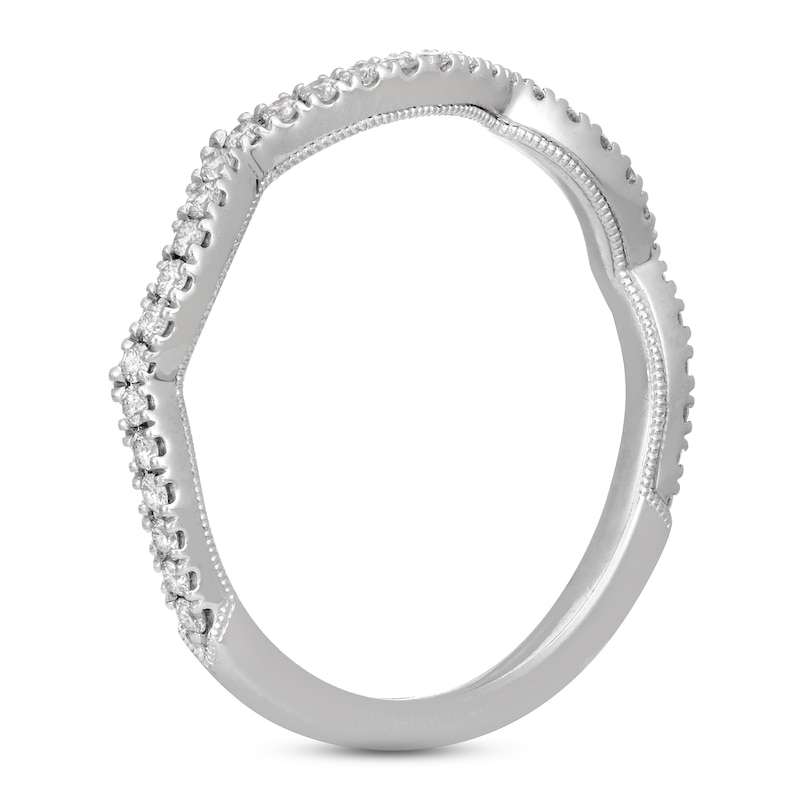 Main Image 2 of Previously Owned Neil Lane Diamond Wedding Band 1/4 ct tw Round-cut 14K White Gold