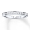 Thumbnail Image 1 of Previously Owned THE LEO Wedding Band 1/4 ct tw Diamonds 14K White Gold