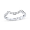 Thumbnail Image 1 of Previously Owned THE LEO Diamond Wedding Band 1/4 ct tw Round-cut 14K White Gold