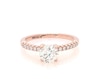 Thumbnail Image 1 of Previously Owned Diamond Engagement Ring 1 ct tw Round-cut 14K Rose Gold