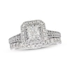 Thumbnail Image 1 of Previously Owned Neil Lane Radiant-Cut Diamond Bridal Set 1-1/2 ct tw 14K White Gold Size 6.25