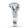 Thumbnail Image 2 of Previously Owned Diamond Bridal Set 1-1/3 ct tw 14K White Gold Size 8