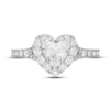 Thumbnail Image 2 of Previously Owned Neil Lane Diamond Engagement Ring 1-3/8 ct tw Heart & Round-Cut 14K White Gold