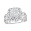 Thumbnail Image 1 of Previously Owned Diamond Engagement Ring 2 ct tw Princess & Round 14K White Gold