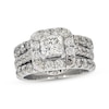 Thumbnail Image 1 of Previously Owned Neil Lane Princess-Cut Diamond Bridal Set 3-1/4 ct tw 14K White Gold Size 5.75