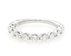 Thumbnail Image 0 of Previously Owned Monique Lhuillier Bliss Diamond Wedding Band 1 ct tw Oval & Round-cut 18K White Gold