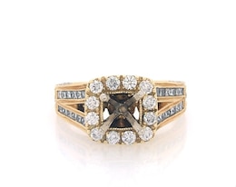 Previously Owned Neil Lane Diamond Engagement Ring Setting 1-1/8 ct tw 14K Yellow Gold Size 6.5