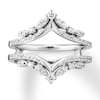 Thumbnail Image 0 of Previously Owned Diamond Enhancer Ring 1/2 ct tw Round-cut 14K White Gold