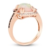 Thumbnail Image 3 of Previously Owned Le Vian Opal Ring 3/8 ct tw Diamonds 14K Strawberry Gold