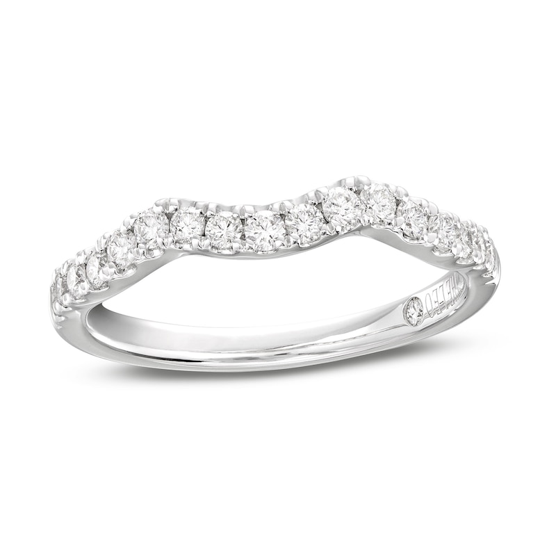 Main Image 1 of Previously Owned THE LEO Diamond Wedding Band 3/8 ct tw Diamonds 14K White Gold