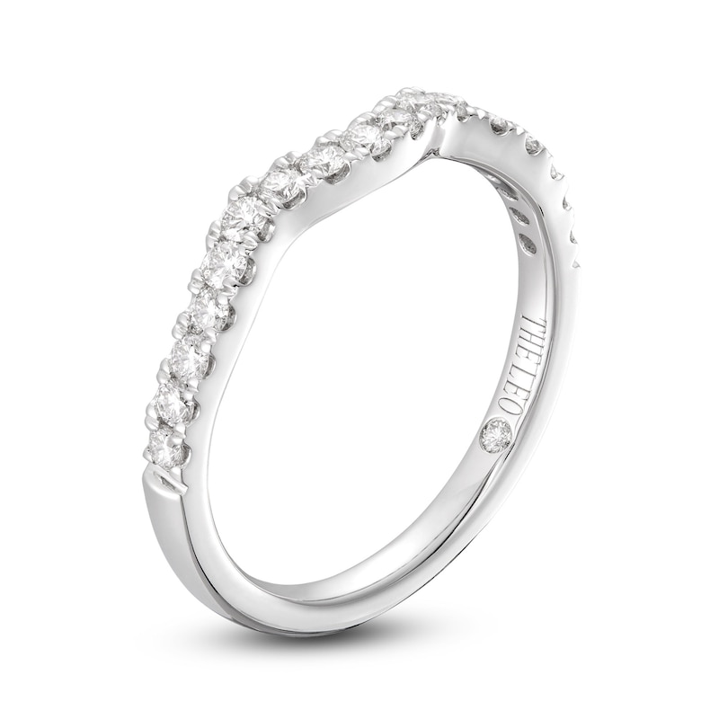 Main Image 2 of Previously Owned THE LEO Diamond Wedding Band 3/8 ct tw Diamonds 14K White Gold