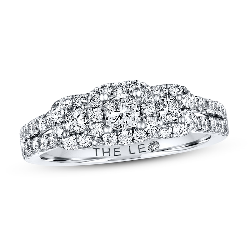 Main Image 1 of Previously Owned THE LEO Diamond Engagement Ring 7/8 ct tw Diamonds 14K White Gold