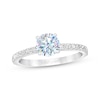 Thumbnail Image 0 of Previously Owned THE LEO First Light Diamond Engagement Ring 5/8 ct tw 14K White Gold