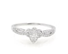 Thumbnail Image 1 of Previously Owned Diamond Engagement Ring 1/2 ct tw Marquise & Round-cut 14K White Gold