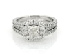 Thumbnail Image 1 of Previously Owned Neil Lane Cushion-Cut Diamond Halo Bridal Set 2-1/2 ct tw 14K White Gold Size 8