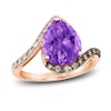 Thumbnail Image 1 of Previously Owned Le Vian Amethyst Ring 1/4 ct tw Diamonds 14K Strawberry Gold