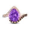 Thumbnail Image 2 of Previously Owned Le Vian Amethyst Ring 1/4 ct tw Diamonds 14K Strawberry Gold