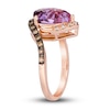 Thumbnail Image 4 of Previously Owned Le Vian Amethyst Ring 1/4 ct tw Diamonds 14K Strawberry Gold