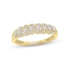 Thumbnail Image 1 of Previously Owned Diamond Anniversary Ring 1/5 ct tw Baguette & Round-cut 10K Yellow Gold