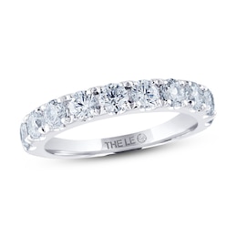 Previously Owned THE LEO Diamond Anniversary Ring 1-1/2 ct tw Round-cut 14K White Gold