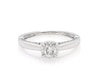 Thumbnail Image 0 of Previously Owned Diamond Engagement Ring 1/2 ct tw 10K White Gold (J/I3)