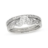 Thumbnail Image 0 of Previously Owned Round-Cut Diamond Bridal Set 7/8 ct tw 14K White Gold Size 7.5