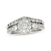 Thumbnail Image 0 of Previously Owned Round-Cut Diamond Flower Bridal Set 1 ct tw 14K White Gold Size 5.25
