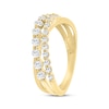 Thumbnail Image 2 of Previously Owned Lab-Grown Diamonds by KAY Crossover Ring 1/2 ct tw 14K Yellow Gold