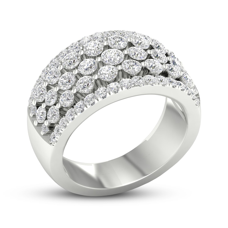 Main Image 4 of Previously Owned Lab-Grown Diamonds by KAY Ring 2 ct tw 14K White Gold