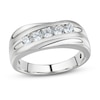 Thumbnail Image 1 of Previously Owned Men's Diamond Wedding Band 5/8 ct tw 14K White Gold